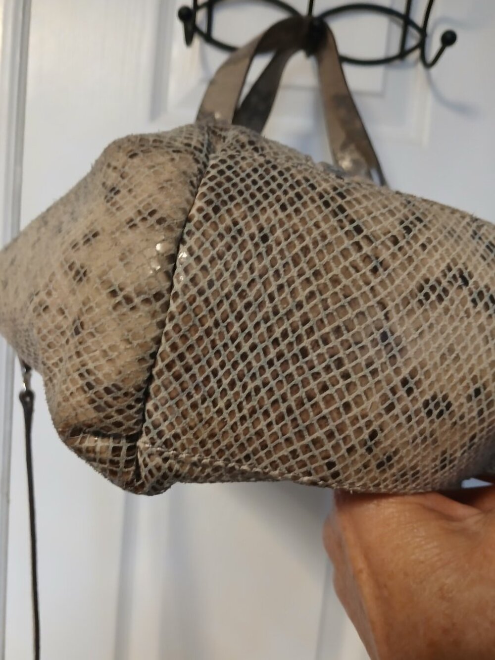 Michael Kors Snake Suede Bag - Picture 11 of 13